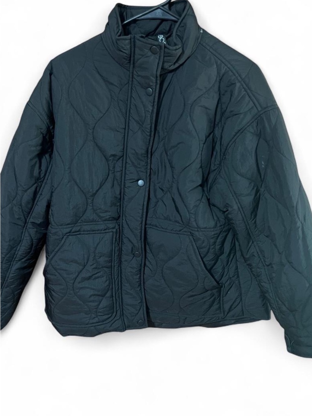 Cotton On Body Dark Green Quilted Puffer Jacket